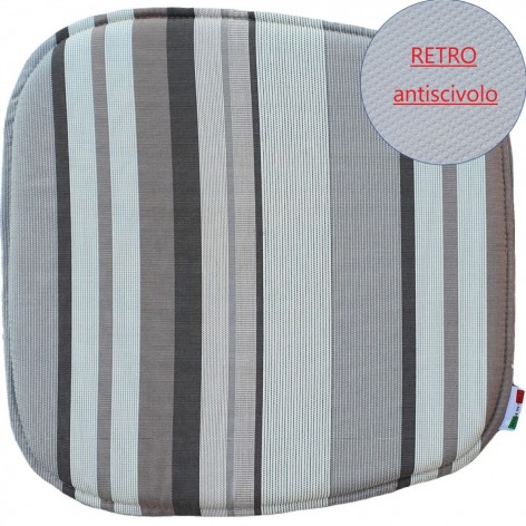 Cuscino da sedia Antiscivolo Semitondo Dralon