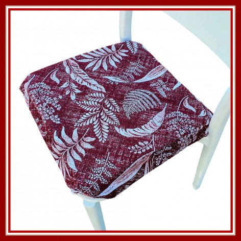 Cuscino da sedia Aletta Sfoderabile Felci