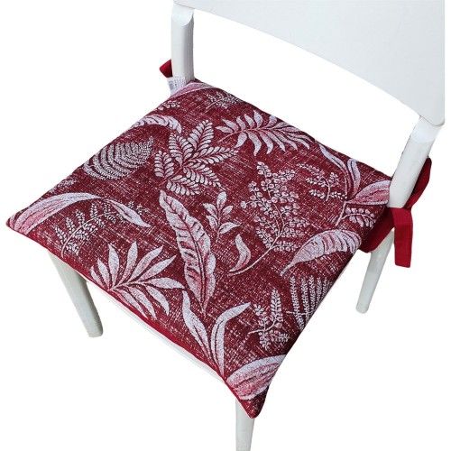 Cuscino da sedia Morbidone Sfoderabile Felci